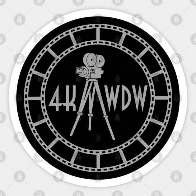 4K WDW Logo Sticker by 4K WDW